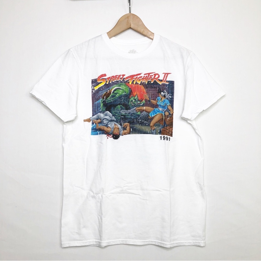 Street Fighter II Graphic Tee - White